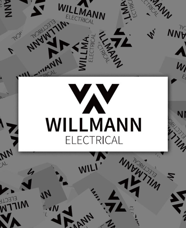 Willmann Electrical Sticker (Rectangle)