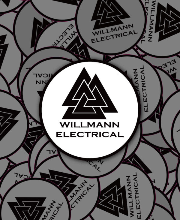 Willmann Electrical Sticker (Circule)